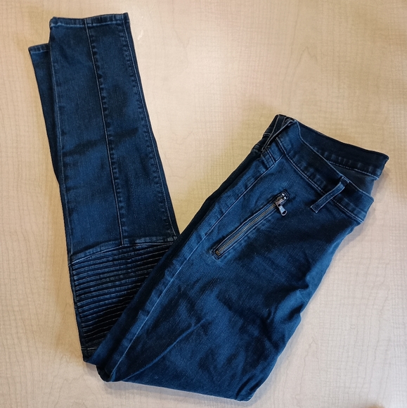 Hudson Stark Moto Pants Jeans Size 28 - Picture 1 of 12